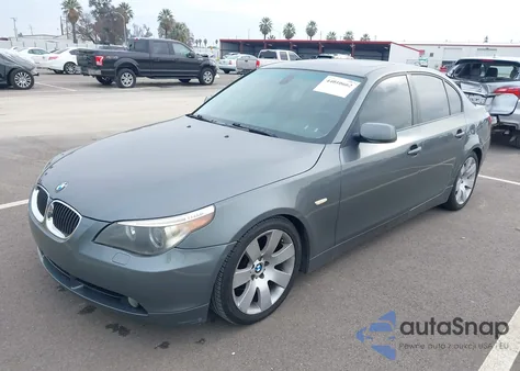 2007 BMW 530I from USA, damaged, VIN WBANE735X7CM44872